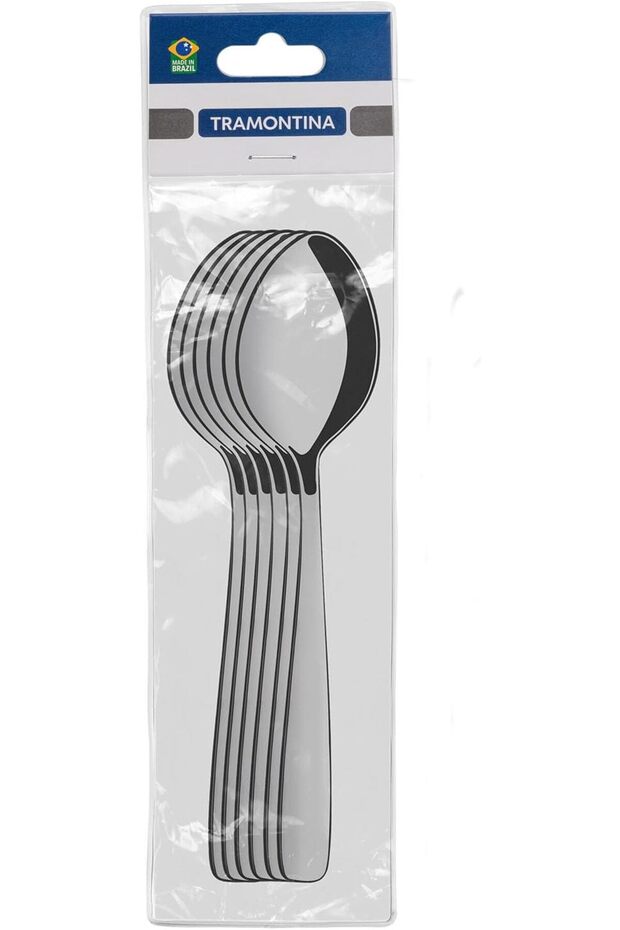 Tramontina Amazonas Stainless Steel 6 Piece Table Spoon Set