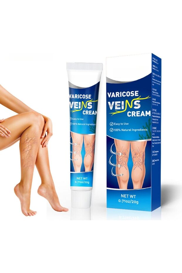 Varicose Veins Cream - Premium Vein Repair Cream, Relieve and Care for Leg Veins, Vein Care Massage Cream for Varicose Veins & Spider Veins, Leg Vein Repair & Relief Cream, Gentle Formula 20g