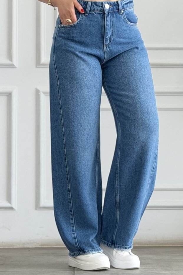 Front Stitched Palazzo Trousers