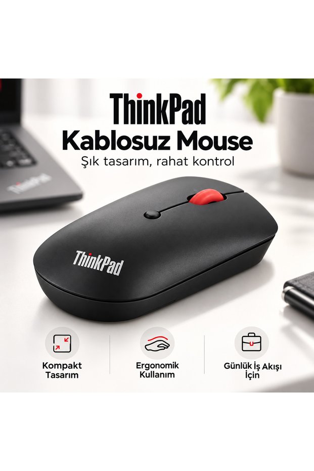 ThinkPad USB-C Wireless Compact Mouse 4Y51D20848 Kablosuz Mouse