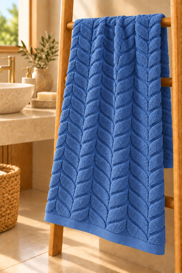 Cotton Love Bath Towel Indigo