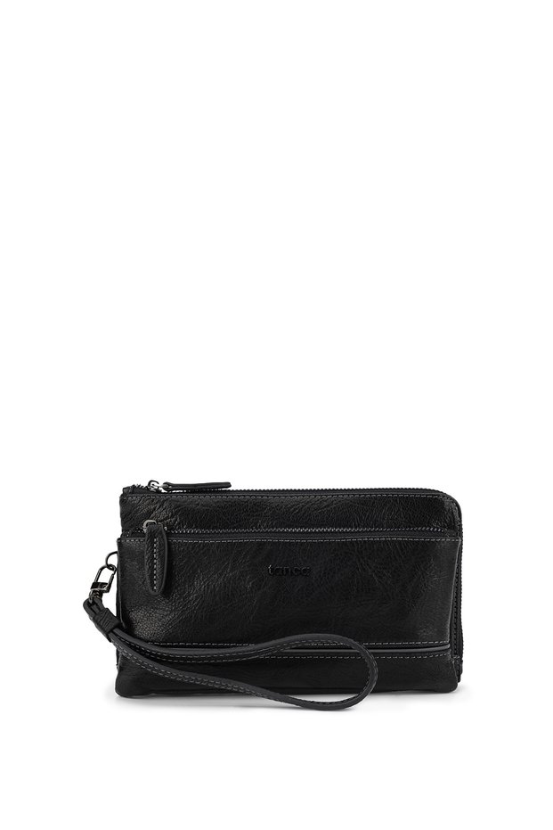 Women's Genuine Leather Black Handbag