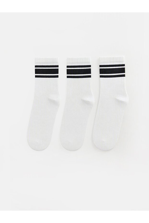 Striped Men's Socks from Uzg Store for Style Enthusiasts, Pack of 3
