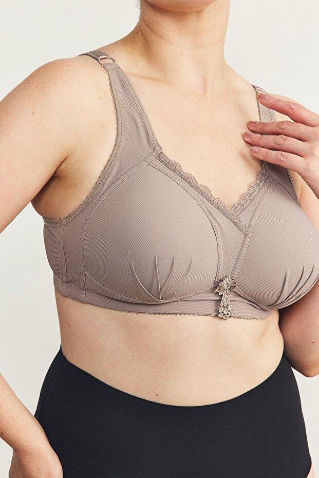 Wireless Gathering Bra Cc882 Mink