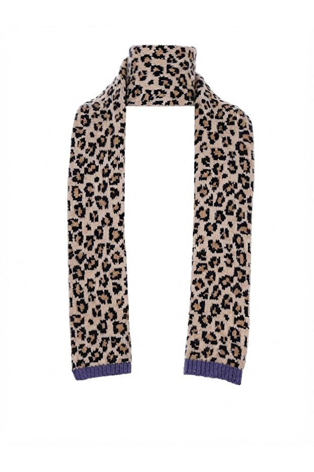 Fo 4603 Ahu Leopard Scarf