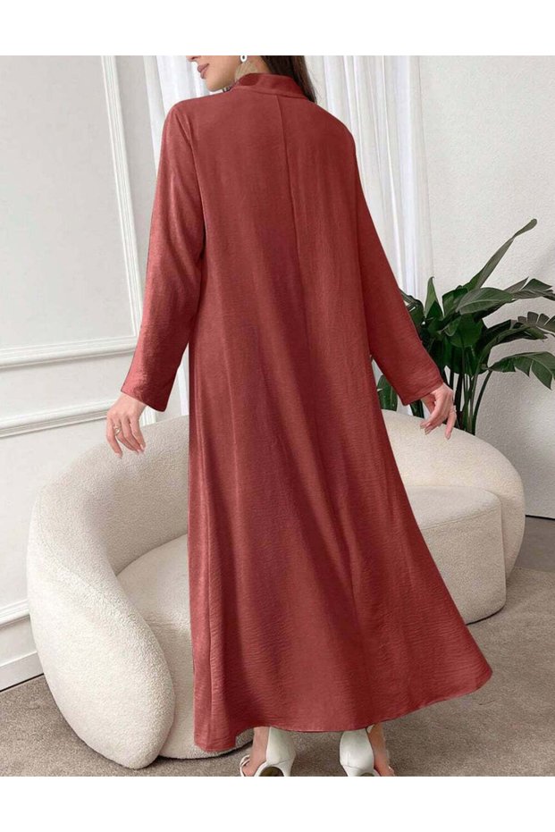 Rochie maxi , cărămiziu