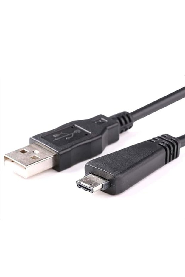 كابل شحن وبيانات USB للكاميرا الرقمية VMC-MD3 بطول 4.9 قدم مع حلقة مغناطيسية، متوافق مع