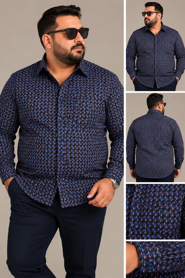 Wide Cut Cotton Shirt