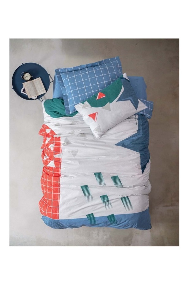 Rf Genç -Astral Denim Blue- Single Duvet Cover Set