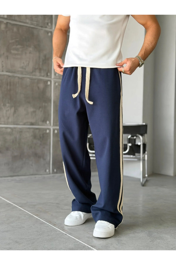 Wicker Stripe Design Baggy Tracksuit