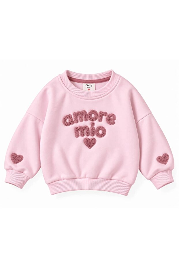 Girl's Embroidered Sweatshirt