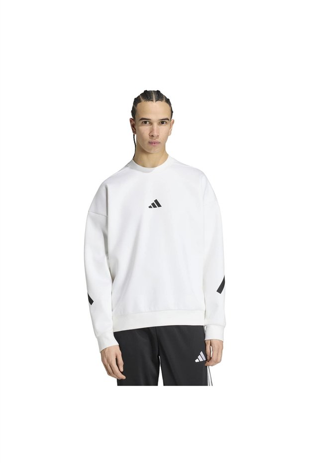 Kf3770-E m Z.N.E. Crw Men's Sweatshirt White