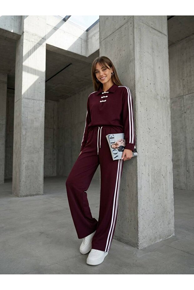 Monaco Modal Striped Tracksuit Set