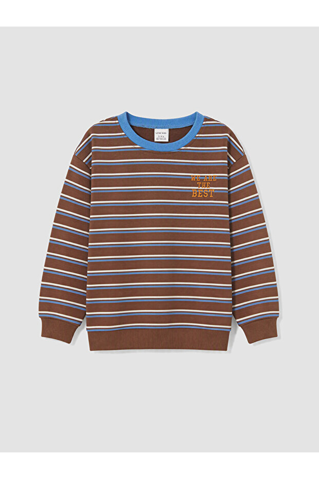 Rmz Gi̇yi̇m Farkiyla Boys' Striped Thick Sweatshirt