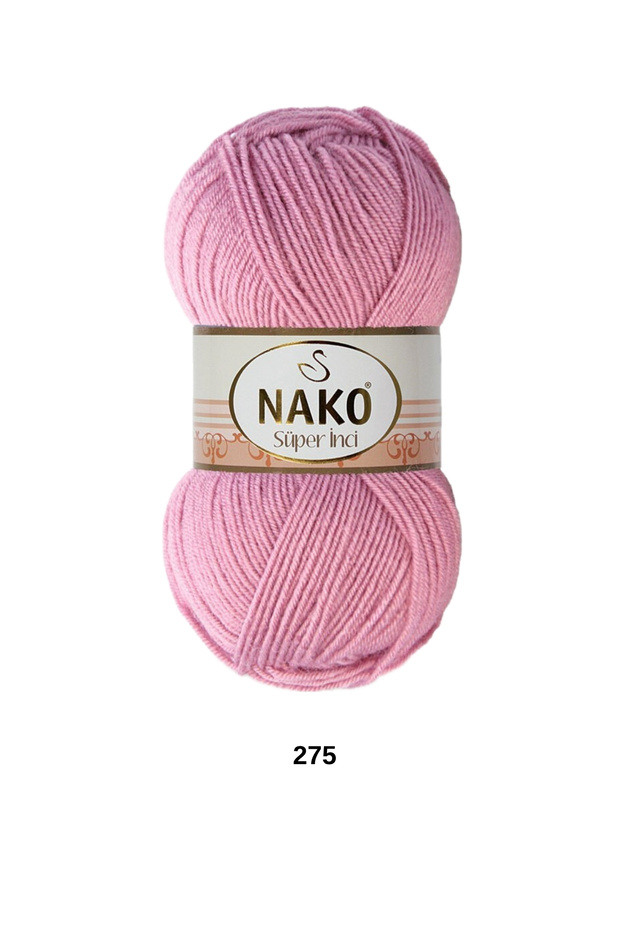 1 Piece Nako Super Pearl 100 Grams 260 Meters Cardigan Sweater Scarf Beanie Blanket Knitting Yarn-Color: 275