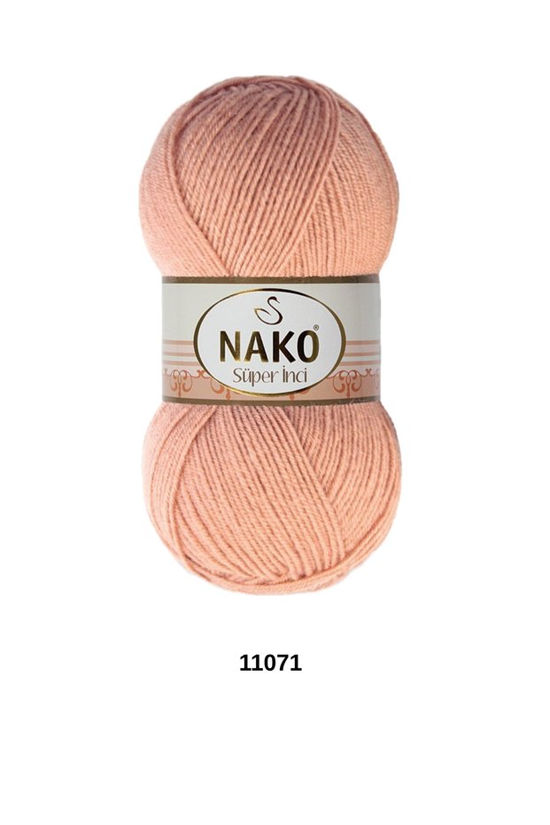 1 Piece Nako Super Pearl 100 Grams 260 Meters Cardigan Sweater Scarf Beanie Blanket Knitting Yarn-Color: 11071