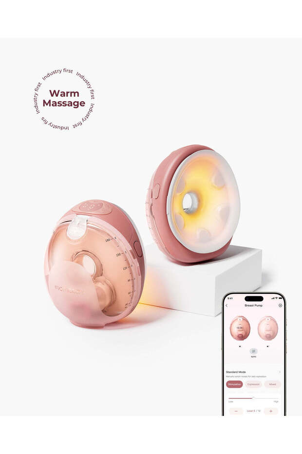 - Wellness 1 Warm Massage Wearable Breast Pump