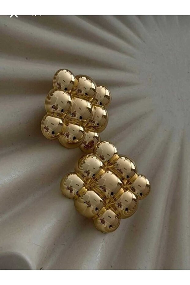 Gold Topcuk Küpe