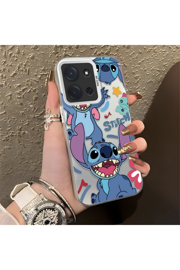 Poco C85 4g Compatible Colorful Decorated Cartoon Cute Monster Shockproof Pattern