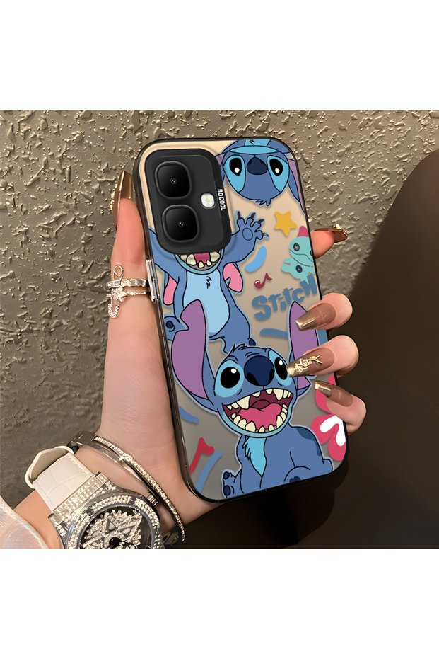 Infinix Smart 10 Compatible Colorful Decorated Cartoon Cute Monster Shockproof Pattern