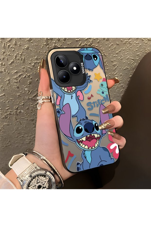 Realme Note 50 Compatible Colorful Decorated Cartoon Cute Monster Impact-Resistant Pattern