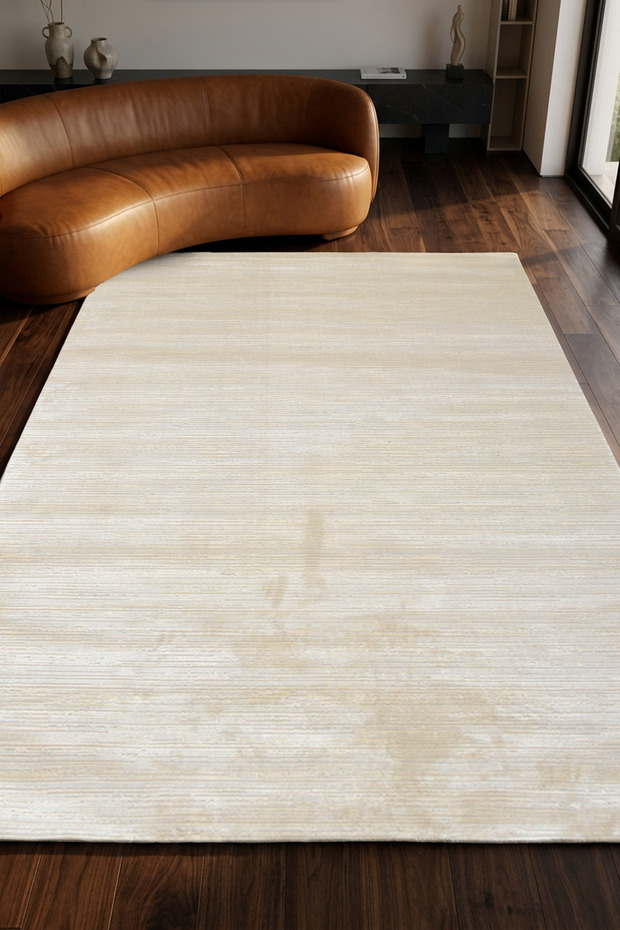 Expression Premium Modern Carpet Light Beige