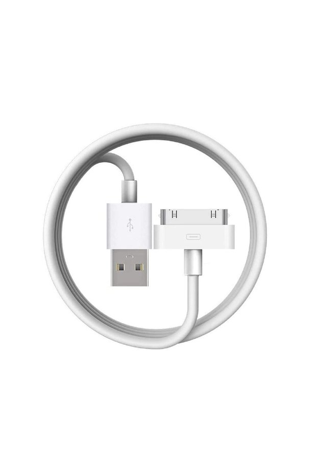 [معتمد من Apple MFi] كابل USB بـ 30 دبوسًا لشحن وتزامن بيانات آيفون 4، يدعم
