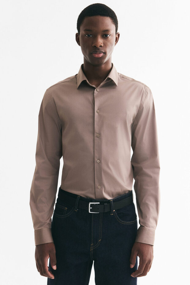 Streç Gömlek Slim Fit