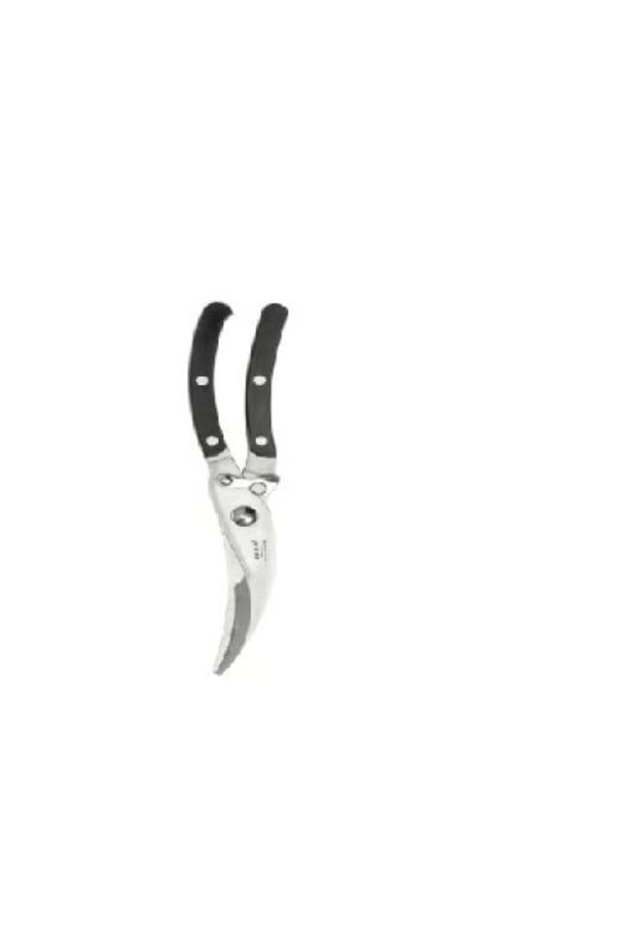 Black food scissors, 25 cm long