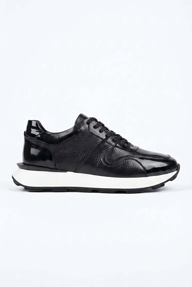Drift Black Men's Leather Shoes