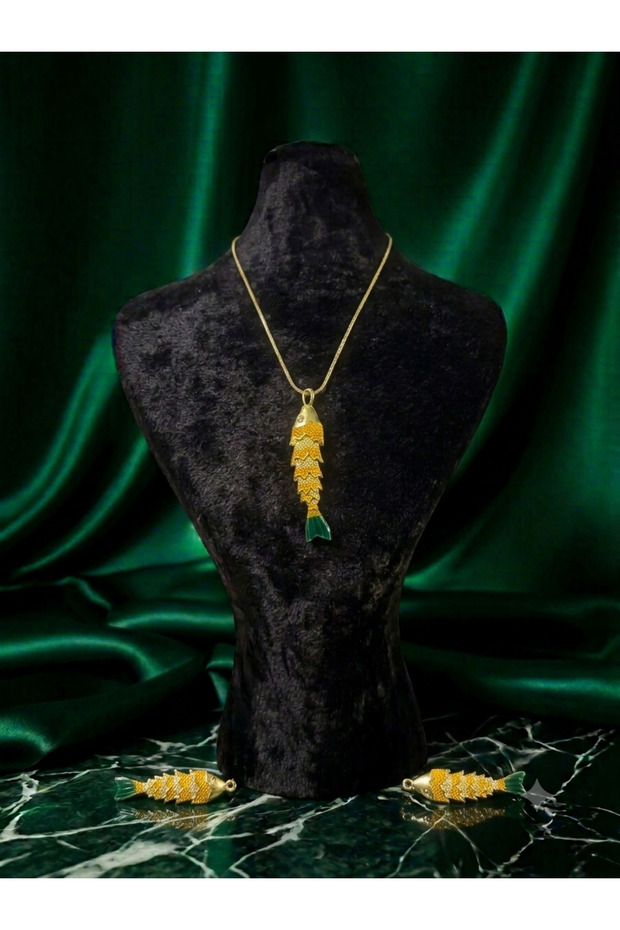 Gold Balık Kolye