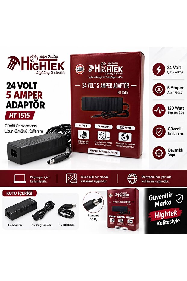 24V 5A 120W Adaptör