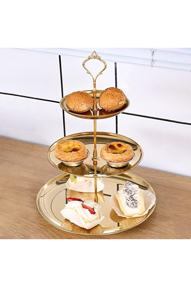 Cake Stands (golden)