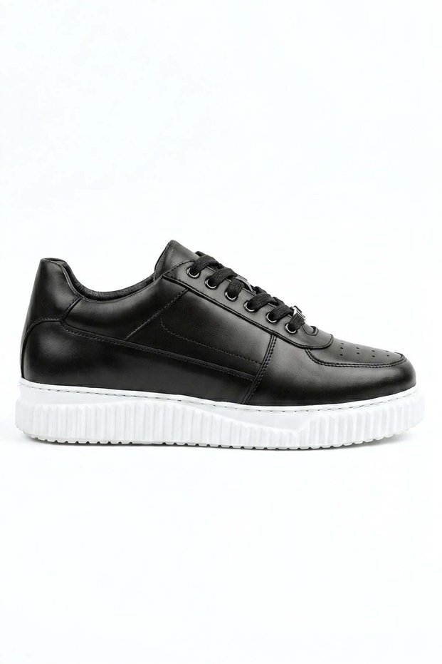Pavlo black men's leather shoes