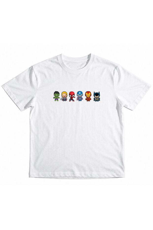 Girls' Invincibles Hero Mini Front Printed 100% Cotton Organic T-Shirt