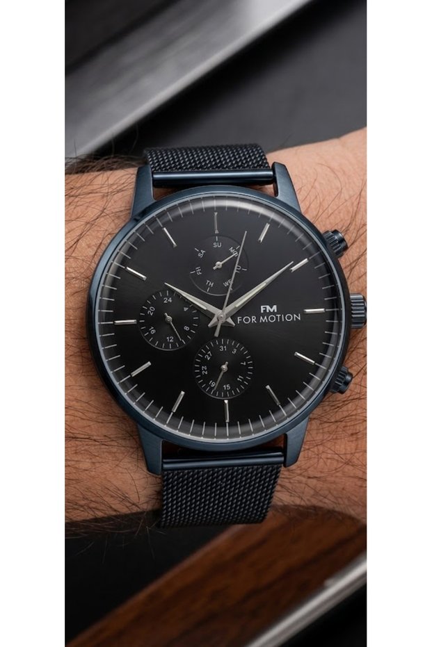 Fm.Fm33212 Steel Mesh Cord Men's Wristwatch