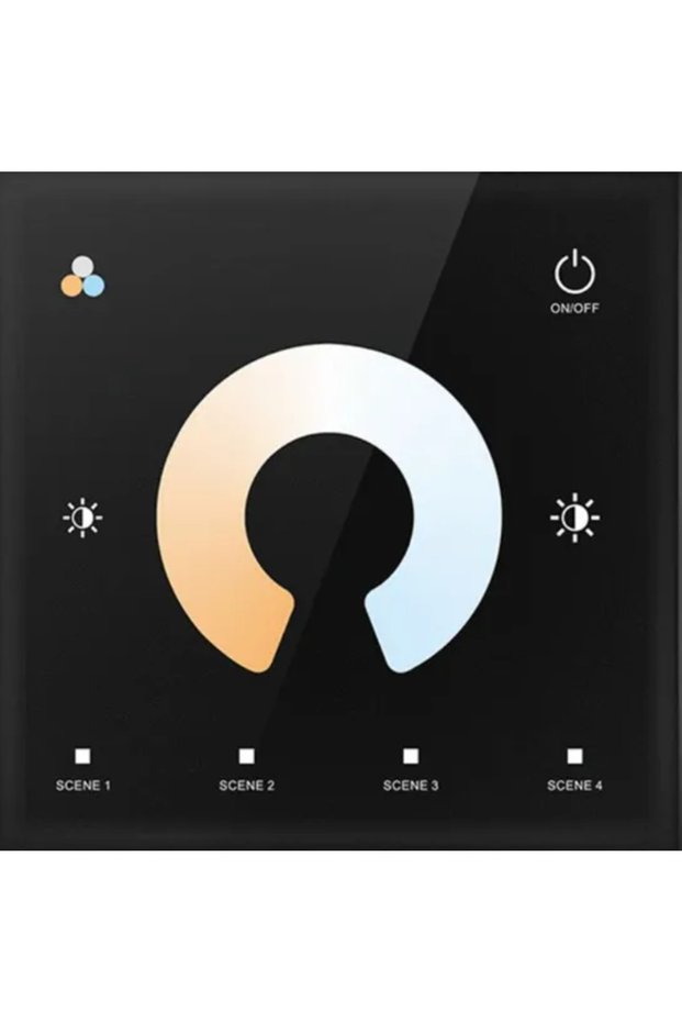 Tw2 1 Zone Cct Wall Mounted Touch Control Panel - Led Dimmer and Color Temperature Adjuster