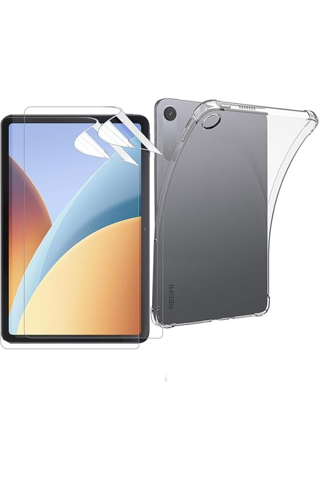 واقي شاشة بملمس ورقي وغطاء شفاف من TPU لجهاز Redmi Pad 2 SE 9.7 بوصة