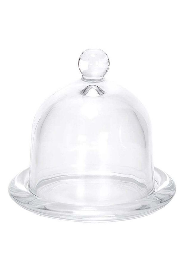 Glass Cupcake Saver Clear