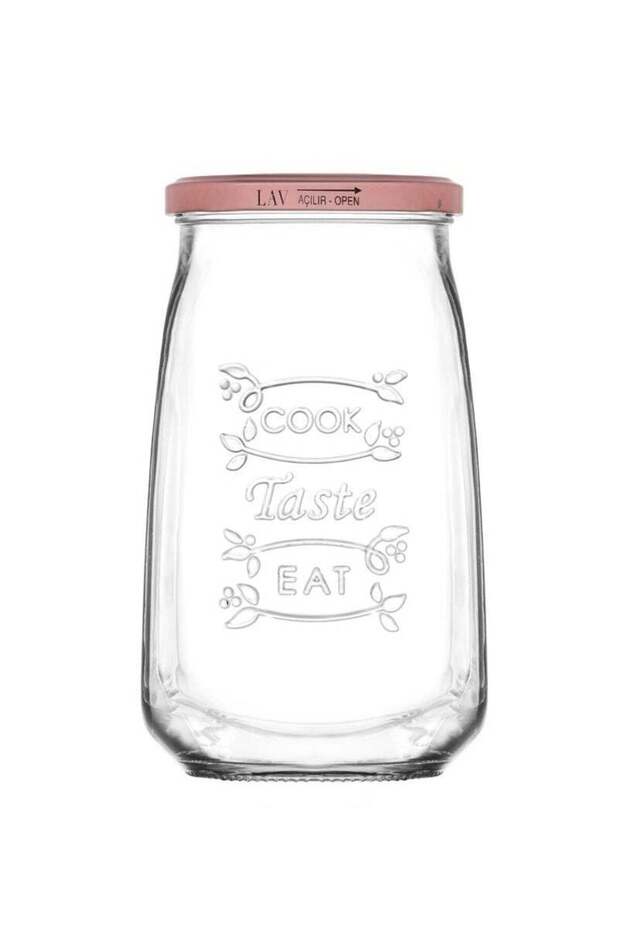 Tasty Jar With Metal Cover, 1000 Ml, Airtight, Leakproof