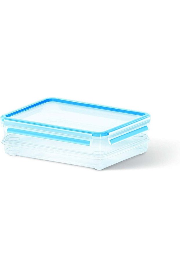 EMSA 1L + 1.65L Cold Cuts Clip & Close Food Saver Set Transparent/Blue