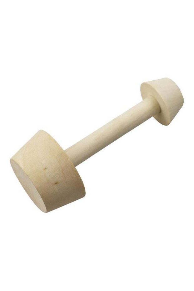 Wooden Egg Tart Tamper Pastry Pusher Beige