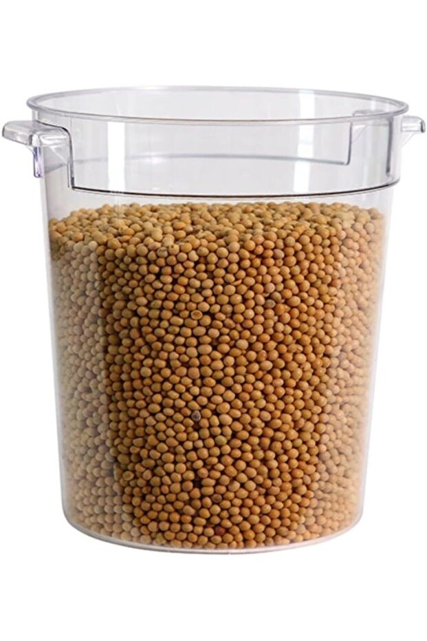 PC Round Food Storage Container - 20L Capacity