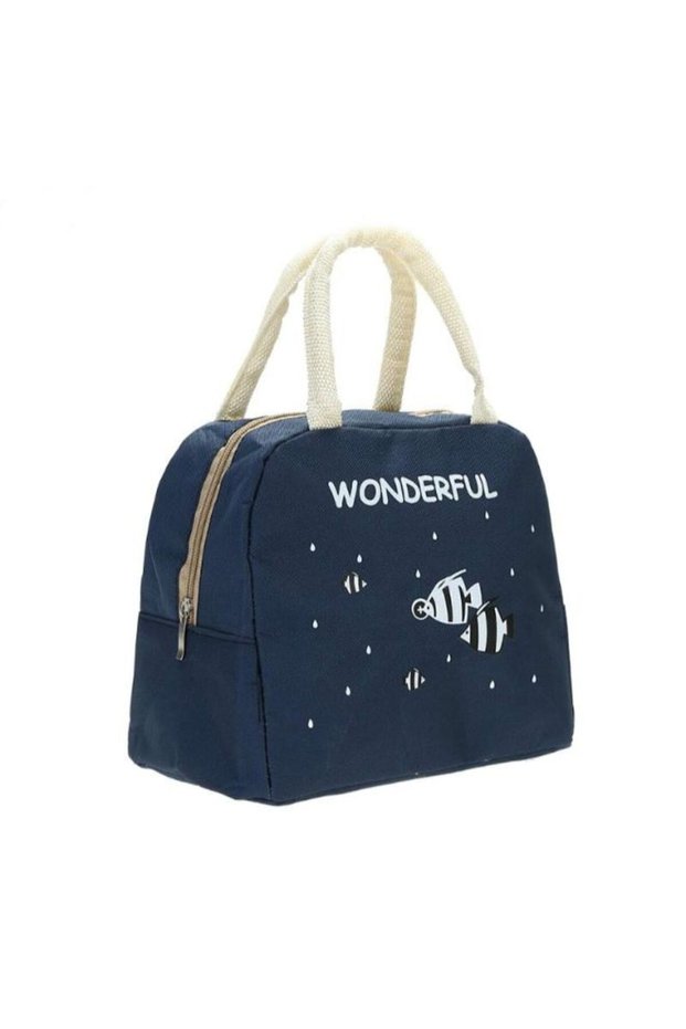 Insulated Picnic Lunch Bag Oxford Blue