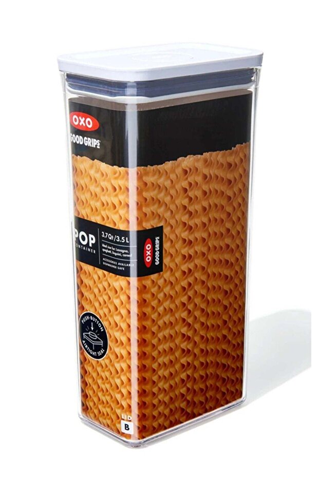 OXO Good Grips POP Container 3.5L Airtight Food Storage Box Clear Plastic Kitchen Organizer for Pas