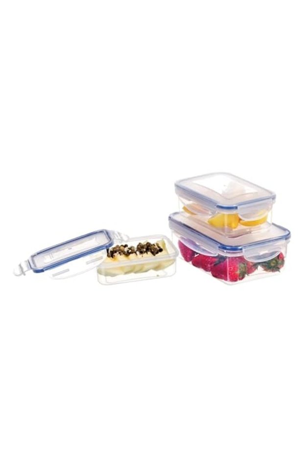 Westinghouse USA Rectangular Food Storage Box Set | 3 Sizes: 0.5L, 1.0L, 1.5L | Stackable & Airtigh