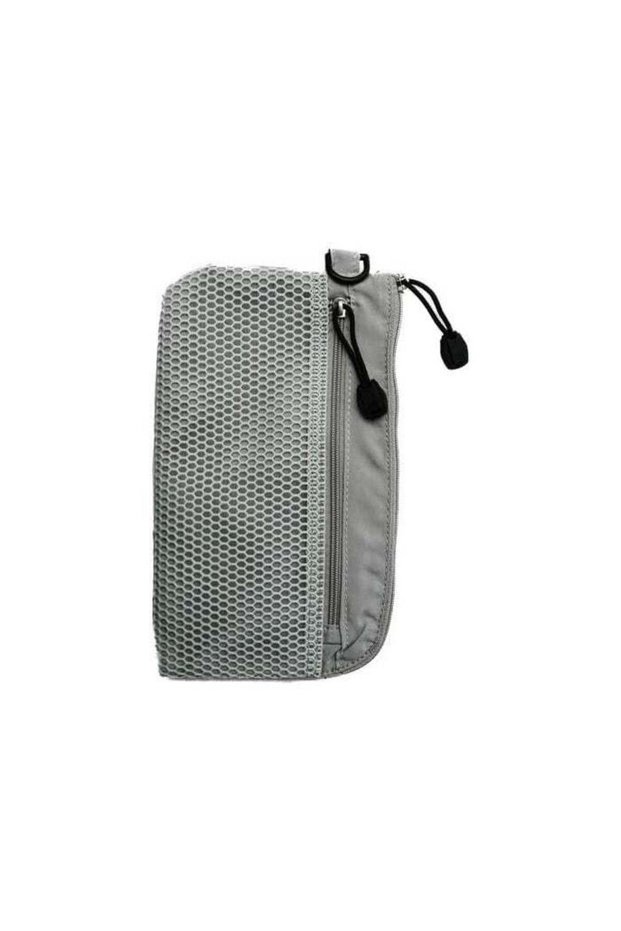 Daiso Multipurpose Pouch -L Fastener- Grey