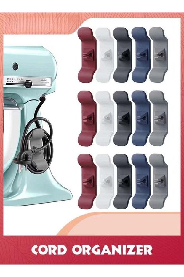 Cord Organizer for Kitchen Appliances,15 Pack Appliance Stick On,Cord Wrappers For Appliances Compa