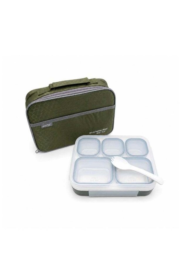 Premium Stainless Steel Insulated Bento Lunch Box for Kids & Adults, 1000ml Leakproof 5-Compartment