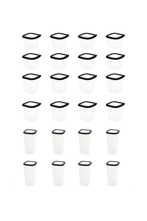 Noon East 24-Piece Plastic Food Storage Containers with Lids | Airtight Leak-Proof BPA-Free | Kitch